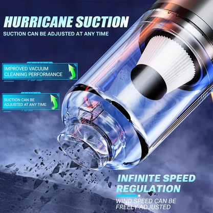 SZUK New Mini Car Vacuum Cleaner Cordless Powerful Wireless Car Cleaner HandHeld Portable Vacuum Cleaner Cleaning Machine