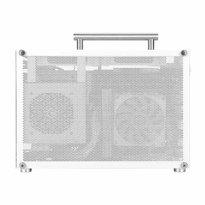 METALFISH T60 Mini ITX Black Case 9L Gaming Computer Chassis Compact transparent PC Support SFX PSU/300mm GPU