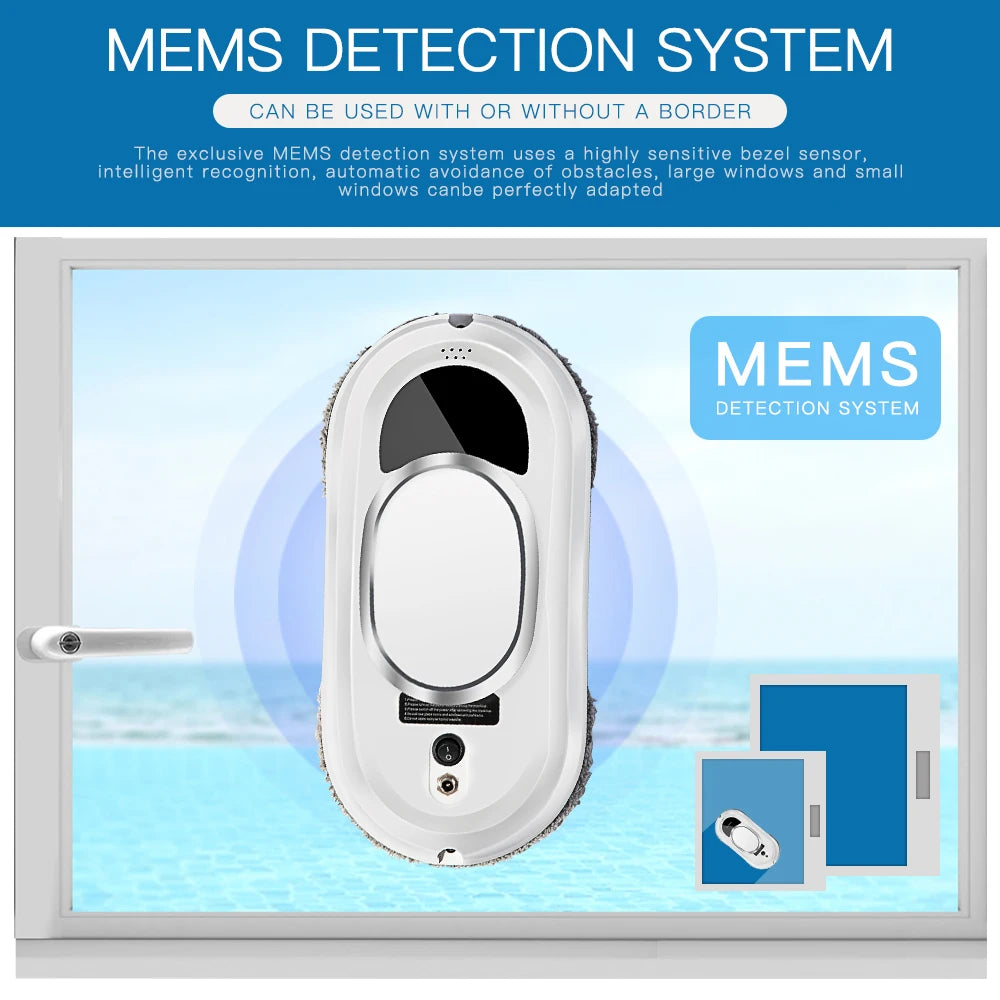 Window Robot Vacuum Cleaner Auto Working Electric Glass Limpiacristales Remote Control For Home