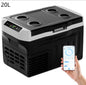Car cooling box with compressor, 18/20/30.6/35/45/49.4L, with app, portable refrigerator 12V 24V 230V, camping refrigerator down to -20°C for cars and trucks