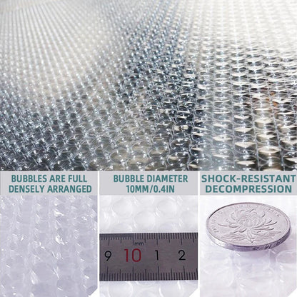 50cm x 5m Industrial Wide Bubble Wrap Roll Extra Large Heavy-Duty Protection for Furniture Electronics Bulk Warehouse Packing