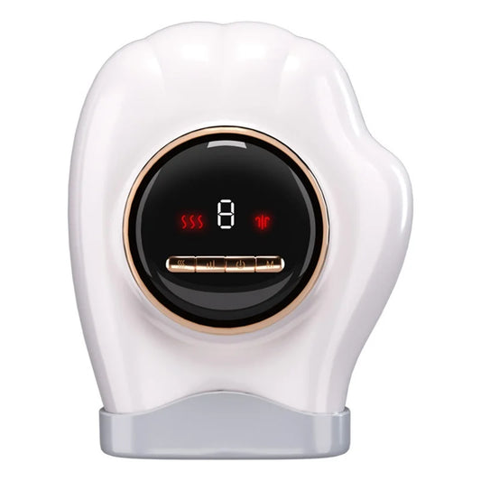 Electric Hand Massager with Heat Air Compression Finger Palm Wrist Therapy Massager Rechargeable Hand Care Device for Pain Relief Relaxation Home Office