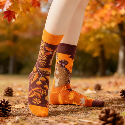 1 Pair Cartoon Lucky Cat AB Style Personalized Fashion Men's Mid-calf Socks Suit In All Seasons