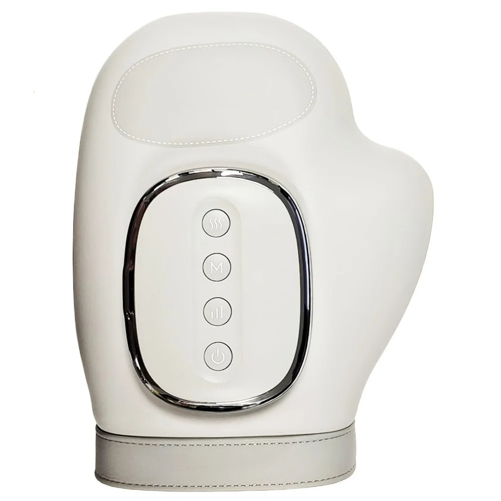 Electric Hand Massager with Heat Air Compression Finger Palm Wrist Therapy Massager Rechargeable Hand Care Device for Pain Relief Relaxation Home Office