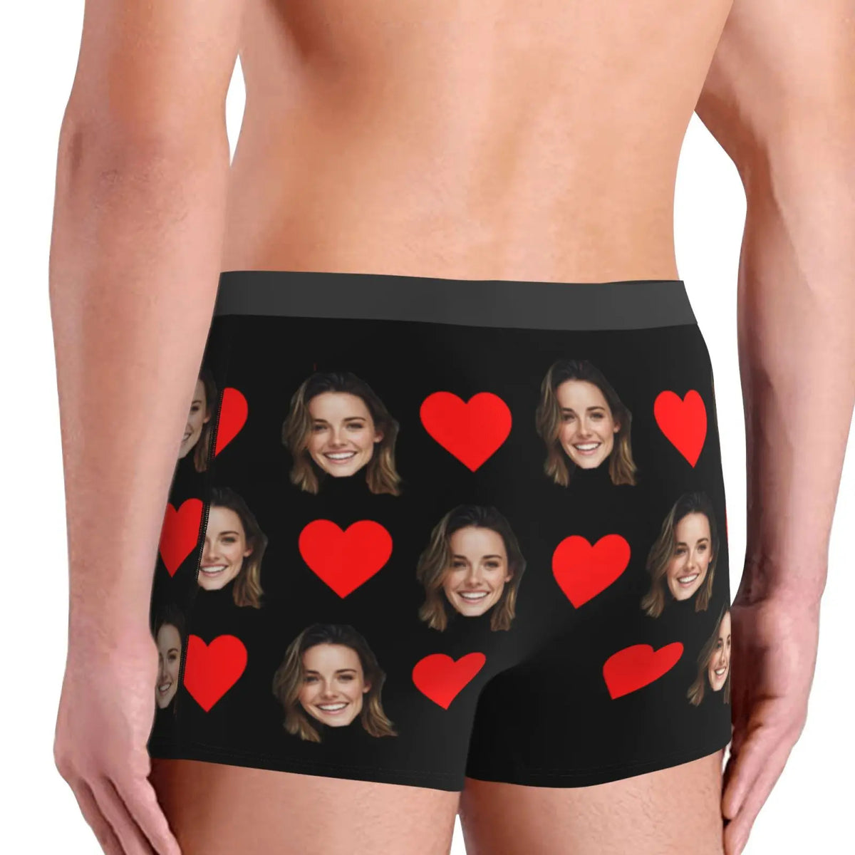 Personalized Face Photo Underwear Custom Boxer Briefs Custom Men Valentine's Day Gift For Husband Anniversary Gift for Dad