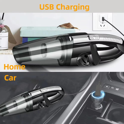 TUERBB VC01 Lightweight & Portable Vacuum Cleaner, Strong Power, USB-C Rechargeable for Car Cleaning Home Pet Hair