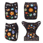 U Pick ALVABABY Digital Position Cloth Diapers Baby Reusable Modern Cloth Nappy for Baby with 1pc Microfiber Insert