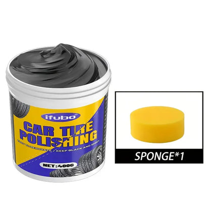 Car Plastic Repair Wax - All-in-One Scratch Remover, Tire Shine Cleaner and Interior Detailing Protectant for Car Trim, Rims