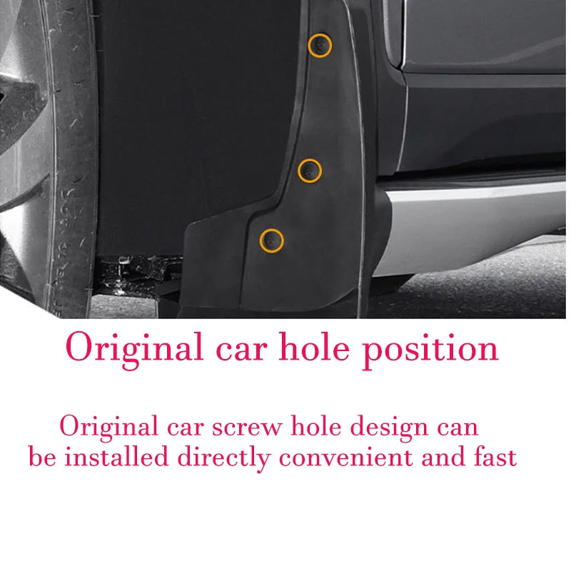 For XPeng G9 2022~2026 2023 2024 2025 Car Front Rear Wheel Mudguard Flaps Mud Skin Cover Guards Fenders Splash Parts Accessories