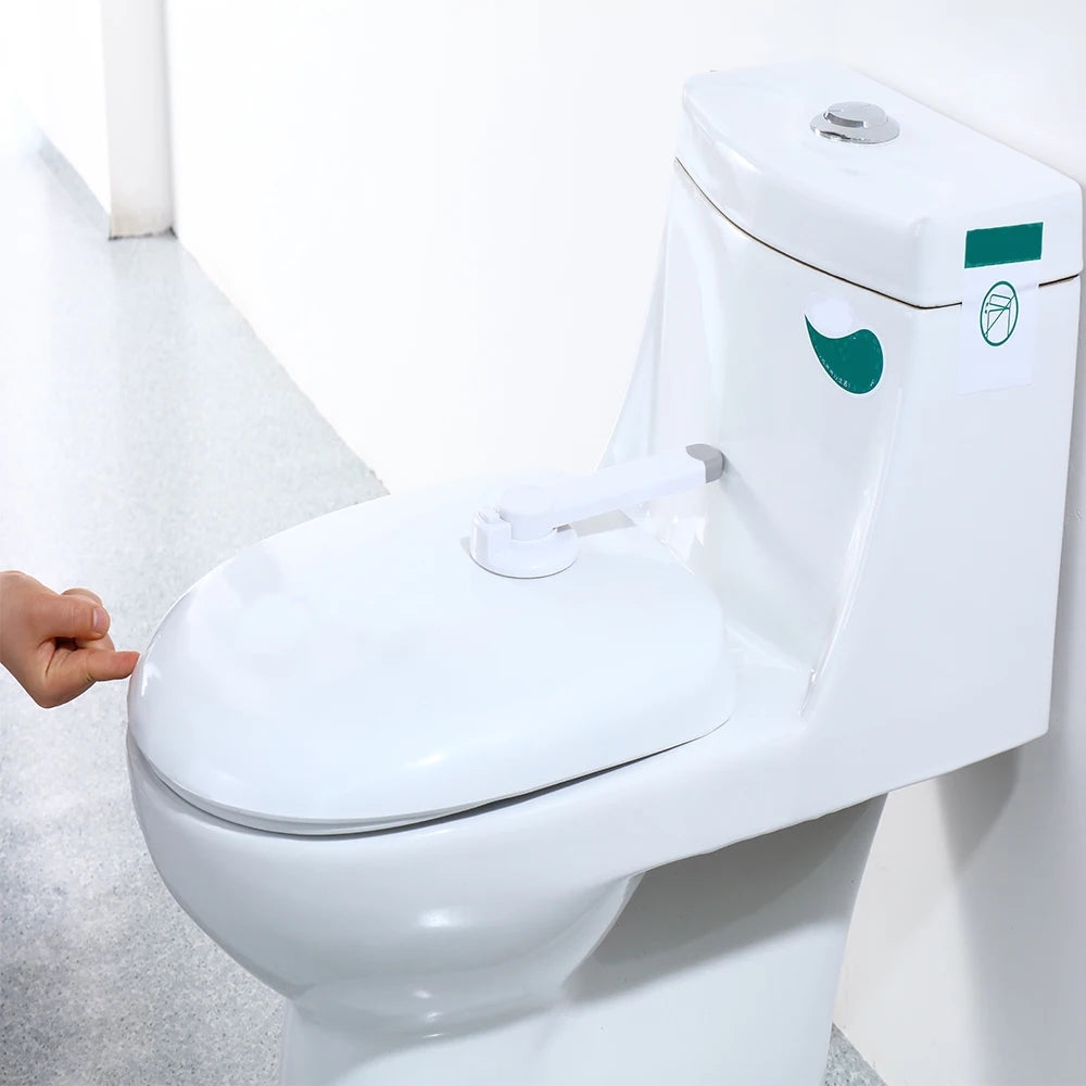 Baby Toilet Lock With 3m Adhesive Easy Intallation No Tools Needed Fit For Most Standard Toilet Safe Products For Kids And Pets