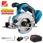 Brushless 5Inch 125mm Mini Electric Circular Saw Cordless 0-45° Adjustbale Woodworking Power Garden Tool For Makita 18V Battery