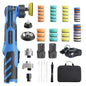 12V Cordless Mini Car Polisher Detailing Wireless Car Polishing Machine 1/1.5/2 Inch Pads Kit For Auto Wax, Adjustable Speed