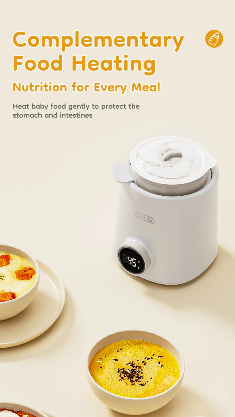 MAMIJOY Multi Function Baby Bottle Warmer 36-100° Adjustable Food Heater Milk Warmer Steriliser ACcurate Temperature Control N22