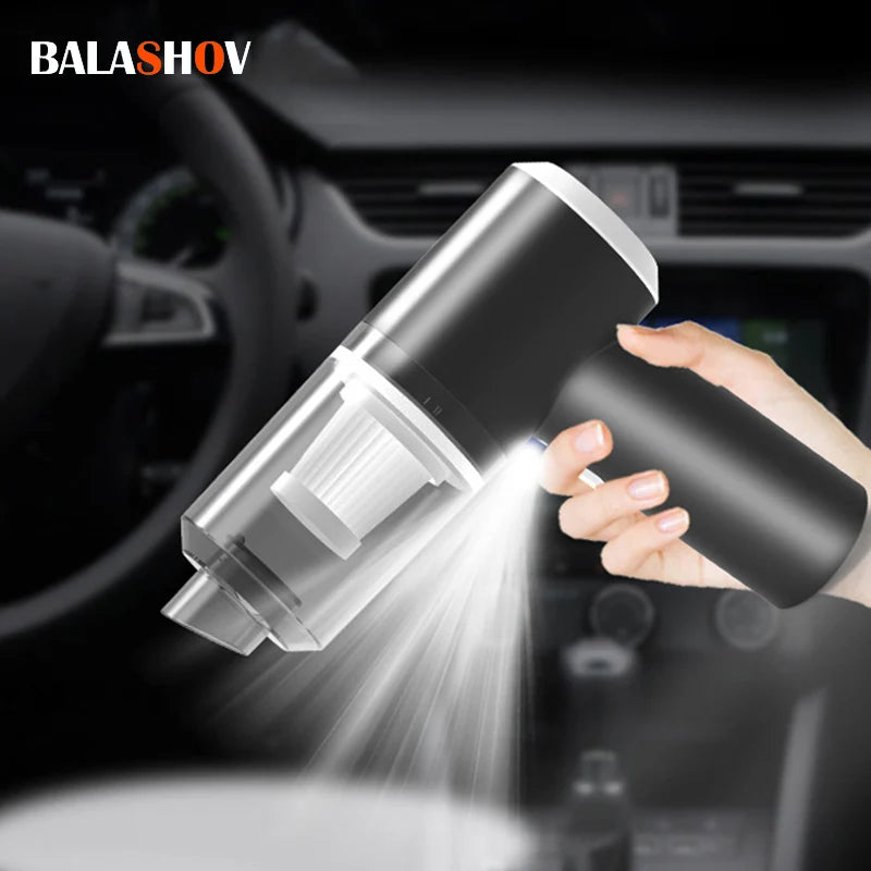 Wireless Car Vacuum Cleaner Portable Vacuum Cleaner Dual Use for Home and Car 120W High Power Powerful Vacuum Cleaner Bring LED