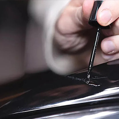 Automotive Wheel Touch-Up Paint (with Brush) Silver Black Rim Scratch Repair Pen Paint Car Accessories