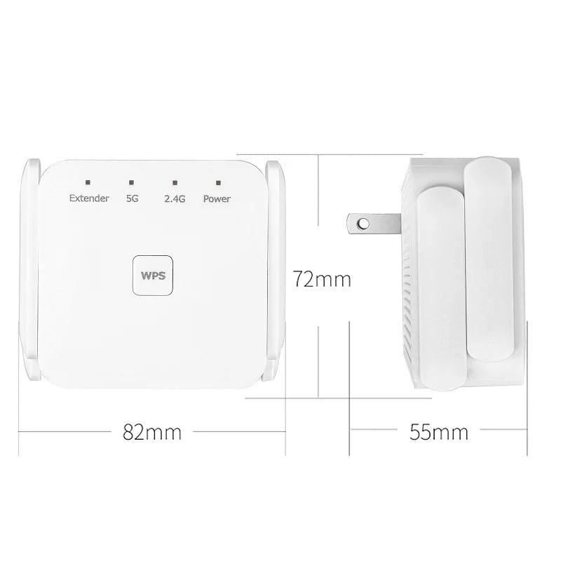 Thread signal Repeder, signal amplifier, Dual Band signal, 5G G, Gigabit Wifi extension, amplifier for House and desk