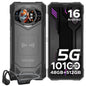 DOOGEE S200 X Android 16 5G Rugged Phone Gemini AI 48GB(12+36) 512GB 120Hz 1.32" AMOLED Rear Display 10100mAh Battery 100MP NEW