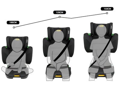 Jovikids Rober Portable Highback Baby Car Seat Booster i-Size 100-150cm