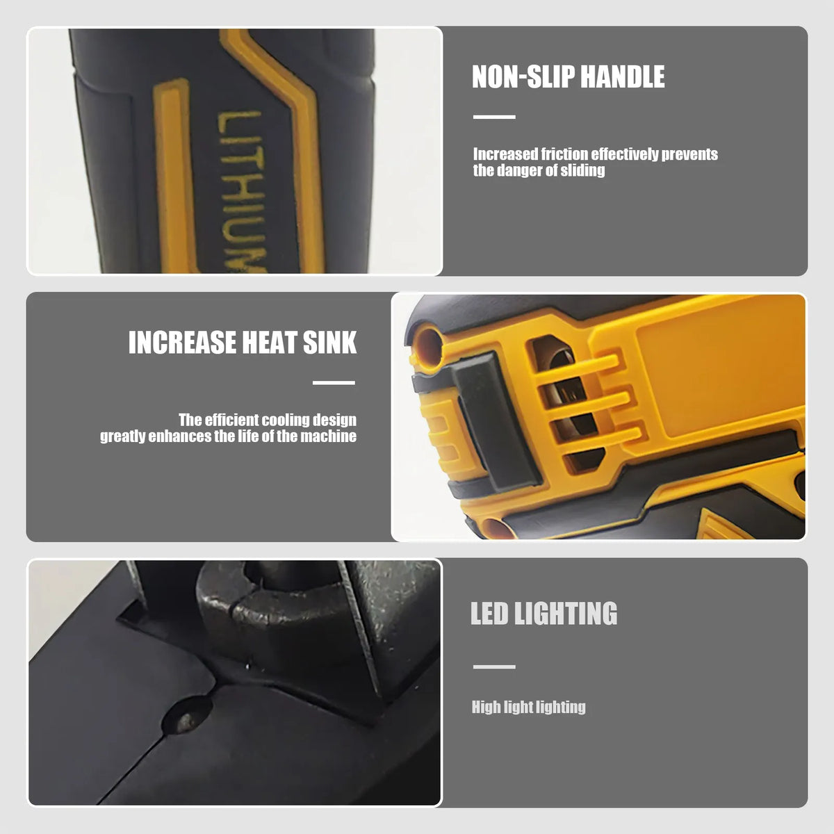 150mm Electric Reciprocating Saw Chainsaw With 4PCS Saw Blade Household Multi-functional Small Metal Power Tools For Dewalt 20V Battery