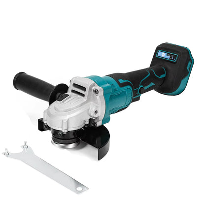 125MM Brushless Electric Angle Grinder 3 Speeds Cordless Grinder Cutting Machine Woodworking Power Tool for Makita 18v Battery