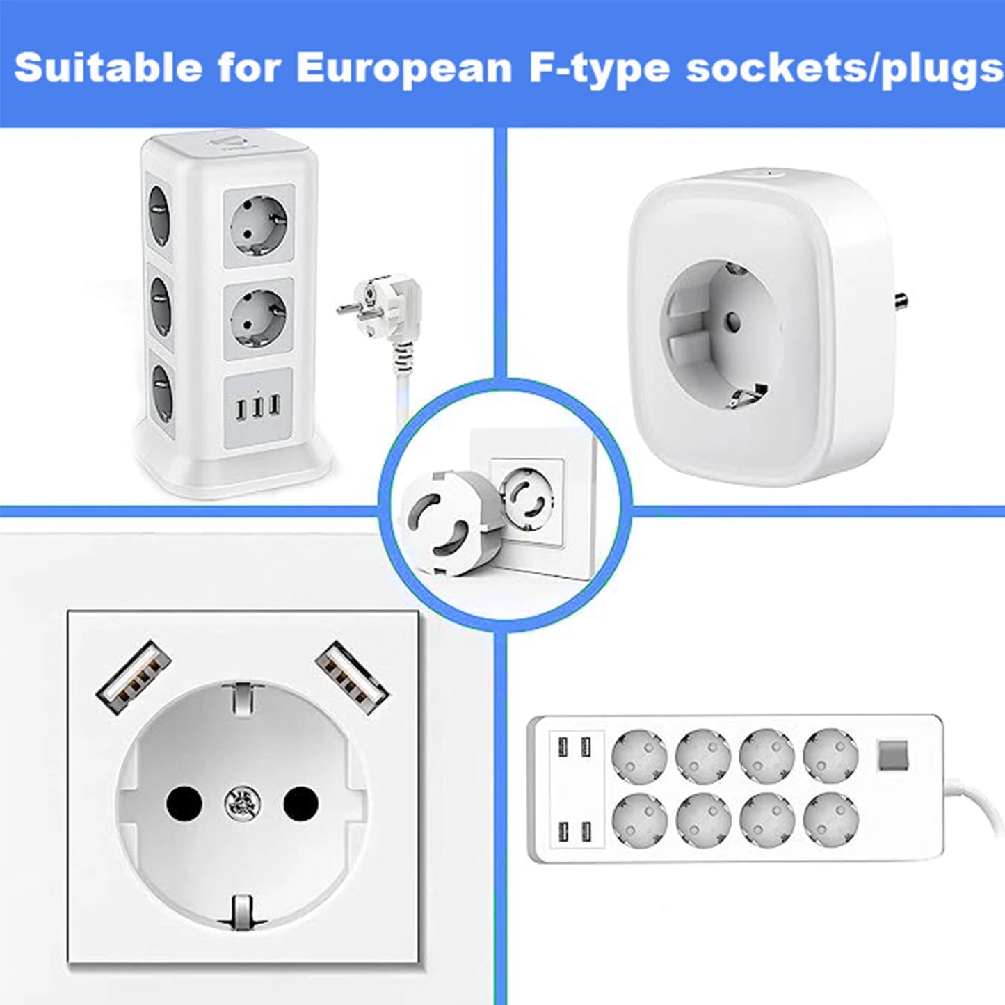 Baby Safety Child Electric Socket Outlet Plug Protection Security Two Phase Safe Lock Cover Kids Sockets Cover Plugs