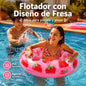 Swimming Float with Fruit Design, 3 Models Available, Sturdy Handles, Non-Toxic and Tear-Resistant Pvc, Ideal for Pool, Beach and Summer, Fun and Safe for Children and Teenagers