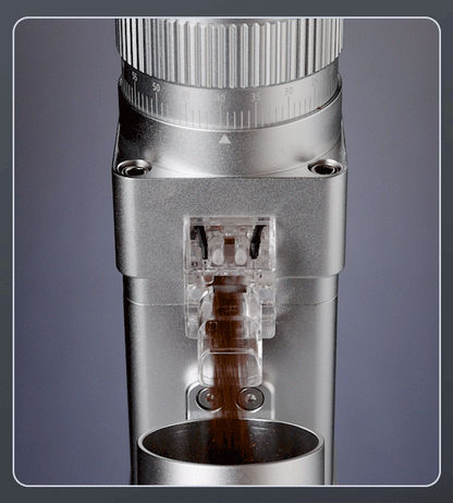 STARSEEKER E55Pro Electric Coffee Grinder 55MM Titanium Cone Burr Stepless Adjustment Espresso Brew Coffee Bean Grinder Black