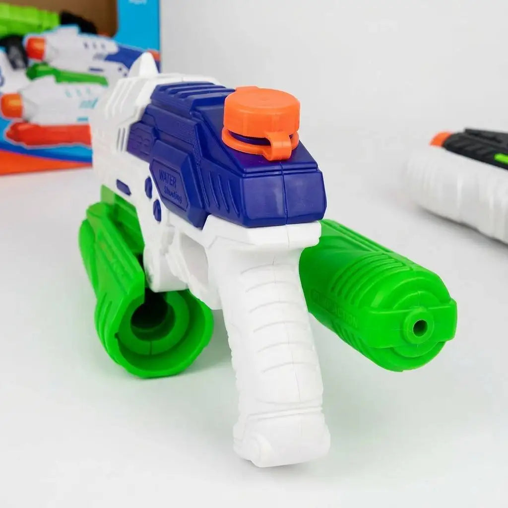 Pack of 2 - 33cm High Pressure Water Gun, Pumping Water Launcher for Children and Adults, Long Range Summer Toy for Beach and Pool, Water Battle Gift