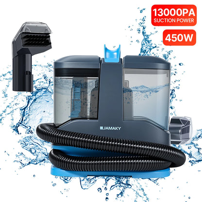 Portable Carpet Cleaner Machine 750W 15KPA Multifunctional Handheld Mite Remover Sofa Carpet Wet Cleaner for Sofa Car Seat