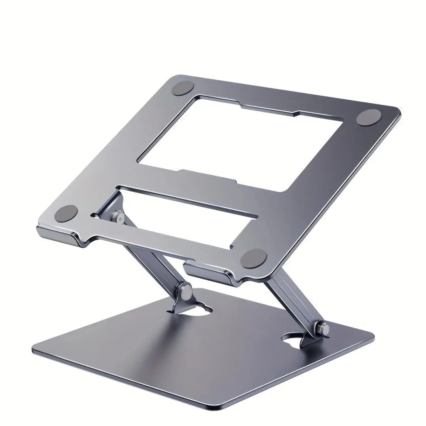 1 Set Laptop Stand Silver, 360 ° Rotating Height Adjustable Notebook Holder Riser for 18 Inch Gaming Laptop, Ergonomic Desktop Bracket for MacBook PC, Gift for Students Office Gamers