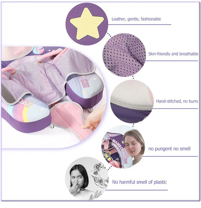 Mambobaby Float Safe Solid Core ST-Unicorn B503-143-W-Z Comfort Always: Skin-friendly Coat Baby Swimming Ring Toddler Pool Float