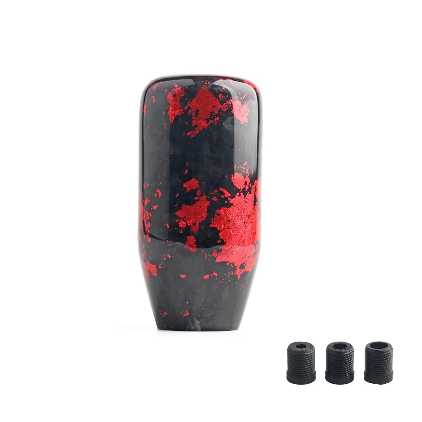 JDM Style Racing Forged Fiber Gear Shift Knob Cylindrical And Spherical Shift Knob For Most Car Decorations Accessories