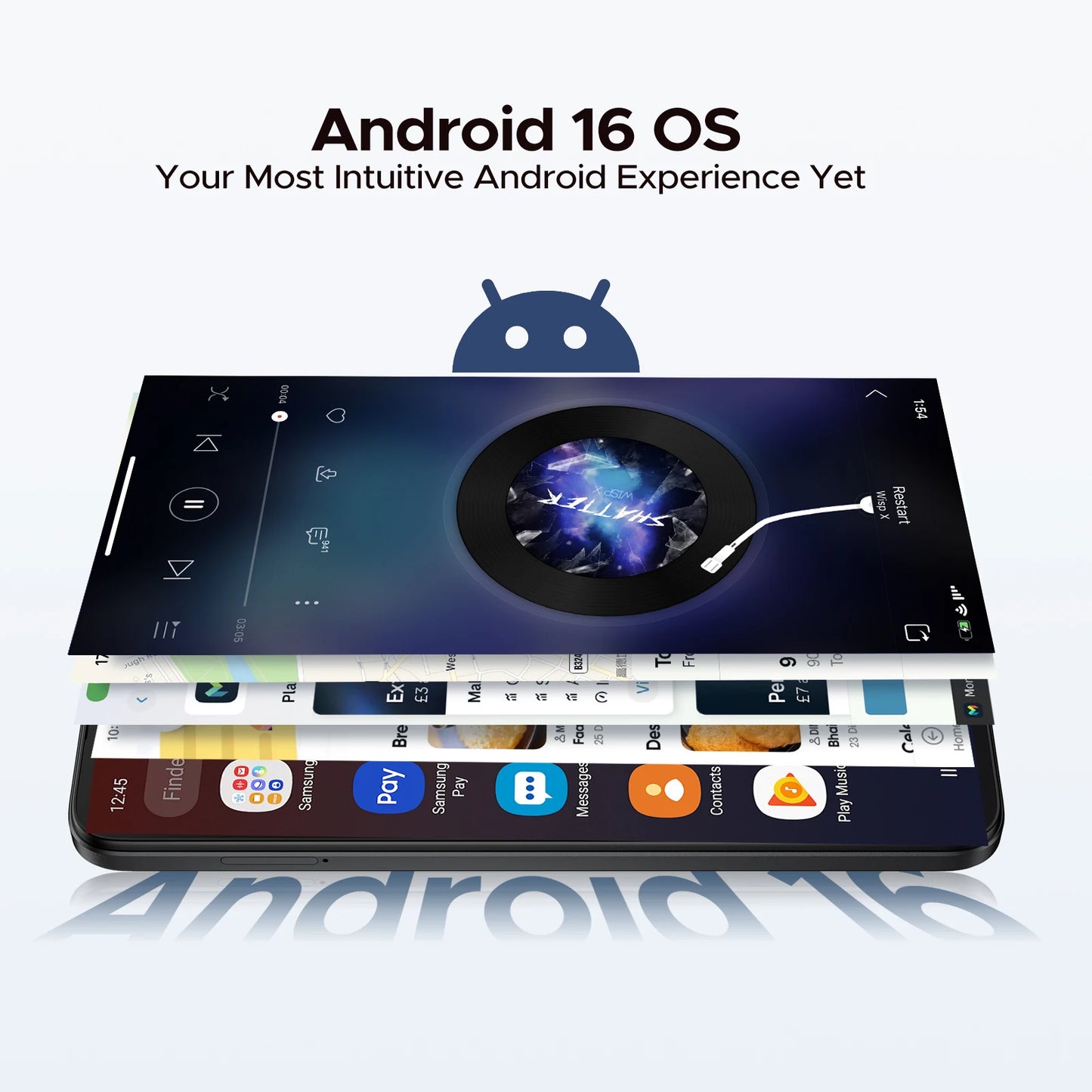 DOOGEE Note56 Pro Smartphone 32GB+128GB Android 16 6150mAh Battery 6.56'' 90Hz Screen 13MP+8MP Widevine L1 NFC Cell Phone