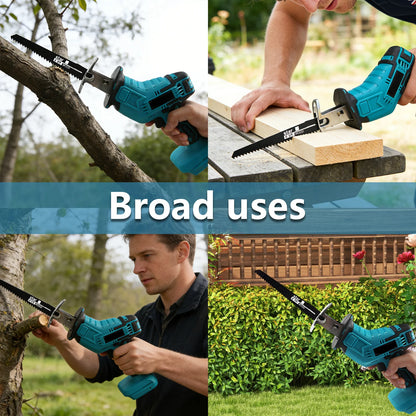 4000rpm Cordless Electric Reciprocating Saw Variable Speed Metal Wood Cutting Tool Electric Saw Suitable for Makita 18V Battery