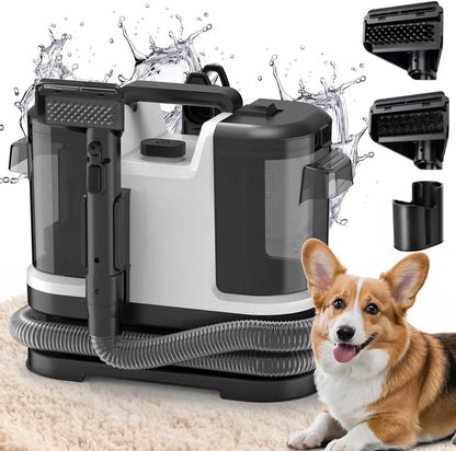 Spot Cleaner Handheld Carpet Cleaner for Sofa Curtain Pet Hair Spray Suction Integrated Machine Clean Machine