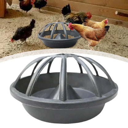 12/18/20 Holes Chicken Feeder Portable Goose Food Dispenser Poultry feed Bucket for Duck Chook Hen Livestock Feeding Supplies