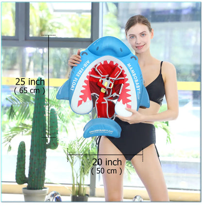 Mambobaby Baby Pool Float Vip 5 Dropshipping Blackproof Pool Mat For Infant Non-Inflatable Natation Buoy With Parasol Beach Toys