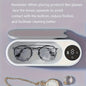 Ultrasonic Cleaner,Portable Sonic Cleaning Machine with Digital Timer,Household Cleaner for Eyeglasses,Jewelry,Rings,Dentures,Watches