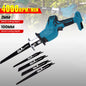 100mm Cordless Electric Reciprocating Saw 3000rpm Variable Speed Metal Wood Cutting Tool Electric Saw For Makita 18V Battery