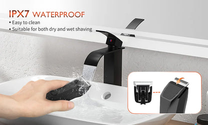 MAXGROOM Shaver for Men Ball Trimmer for Groin Pubic Grooming Body Hair Trimmer Replaceable Ceramic Blade Heads Electric Razor