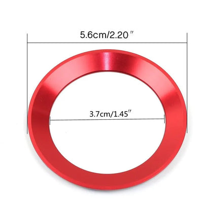Ceyes Car Styling Steering Wheel Emblem Decorative Circle Ring Accessories Case For Volkswagen VW Golf 5 Polo Jetta Mk6 Covers