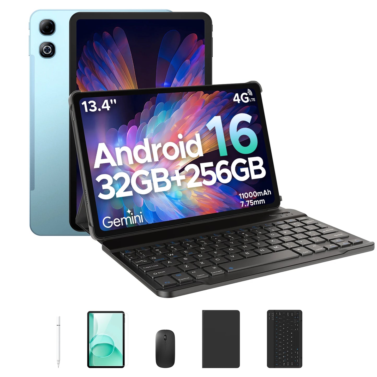 DOOGEE Tab G6 Max Tablet Android 16 32GB+256GGB 13.4'' 90Hz Display 11000mAh Battery 7.7mm Ultra-thin UNISOC T7280 Widevine L1