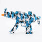 Electric Toy Launcher with Graffiti Design - Action Gun with Light and Sound Effects for Kids, Model Yf-1718, Adventure Gift