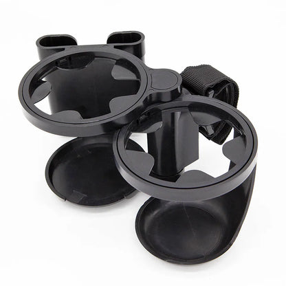 Stroller Cup Holder Phone Support Milk Bottle Drink Cup Holder Conversion 2 Cups For Universal Pram Baby Stroller Accessories