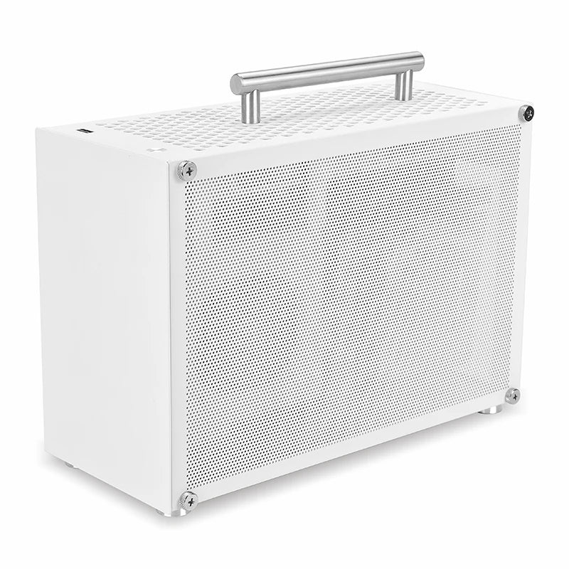 METALFISH T60 Mini ITX Black Case 9L Gaming Computer Chassis Compact transparent PC Support SFX PSU/300mm GPU
