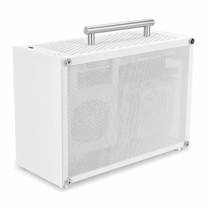 METALFISH T60 Mini ITX Black Case 9L Gaming Computer Chassis Compact transparent PC Support SFX PSU/300mm GPU