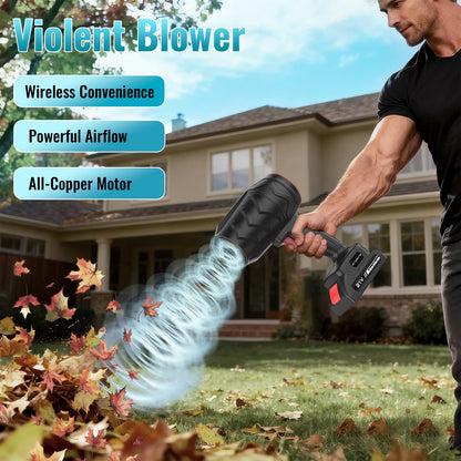 Electric Turbo Fan Blowers Dust Removal Air Blower Cordless Turbo Blower Jet Handheld Power Tools for 21V Makita Lithium Battery