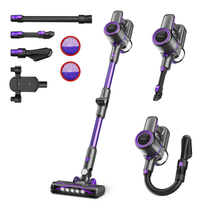 60KPa, 50min, 1L wireless vacuum cleaner for animal hair, Carpet, hard floors, N700