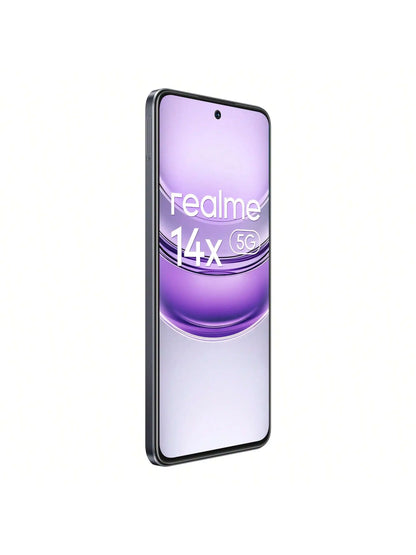 realme 14X 5G AI Phone, 6+128GB/8+256GB, Global Version, Android 15, Mediatek Dimensity 6300 Processor, 5000mAh Large Battery, Without Charger Adapter