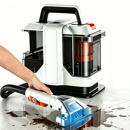 Spot Cleaner 400W-750W 9/15KPa Handheld Carpet Cleaner for Sofa Curtain Spray Suction Integrated Machine Household Clean Machine